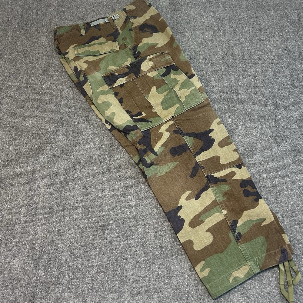 Military Pants Mens Regular Short Woodland Camo Army Combat Uniform ACU UCP